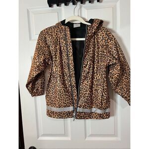 Girlie Girl Originals Kids Leopard Print Hooded Jacket | Size YS